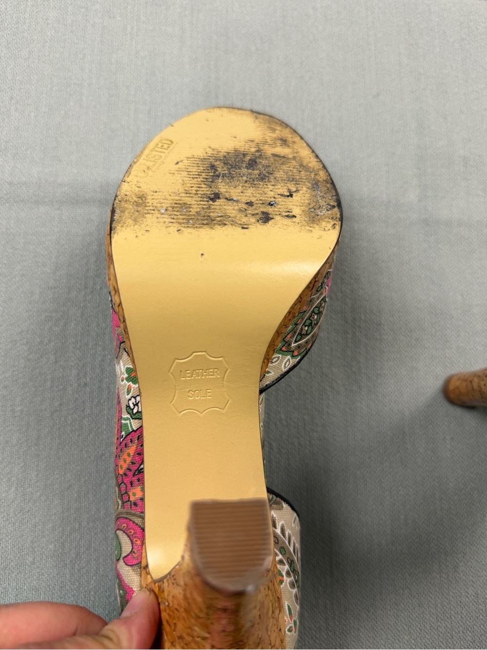 Unlisted Vintage Style Floral Paisley Bow Heels Retro Chic Pumps Sz 9 - Picture 6 of 9